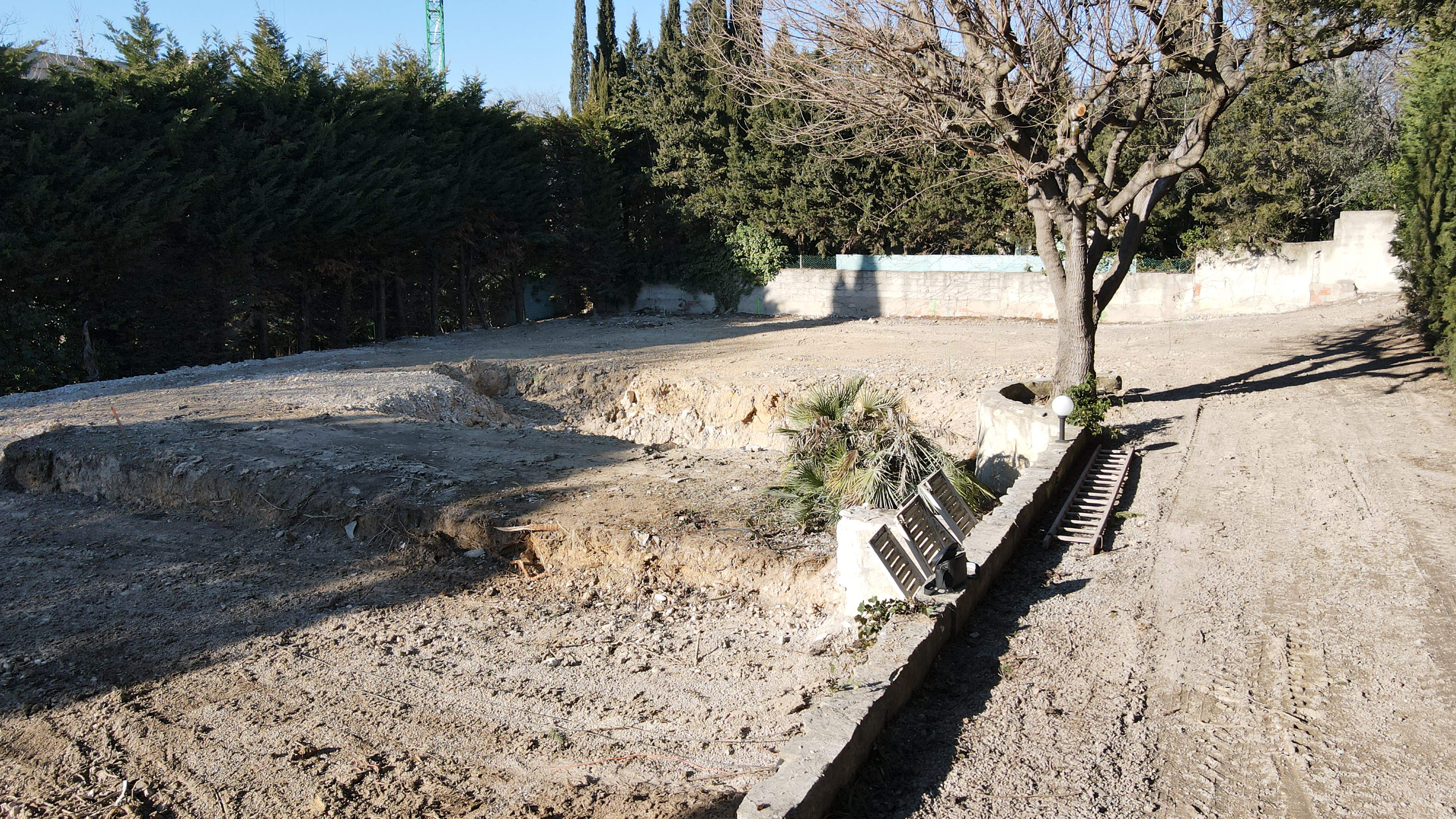 création de tranchée